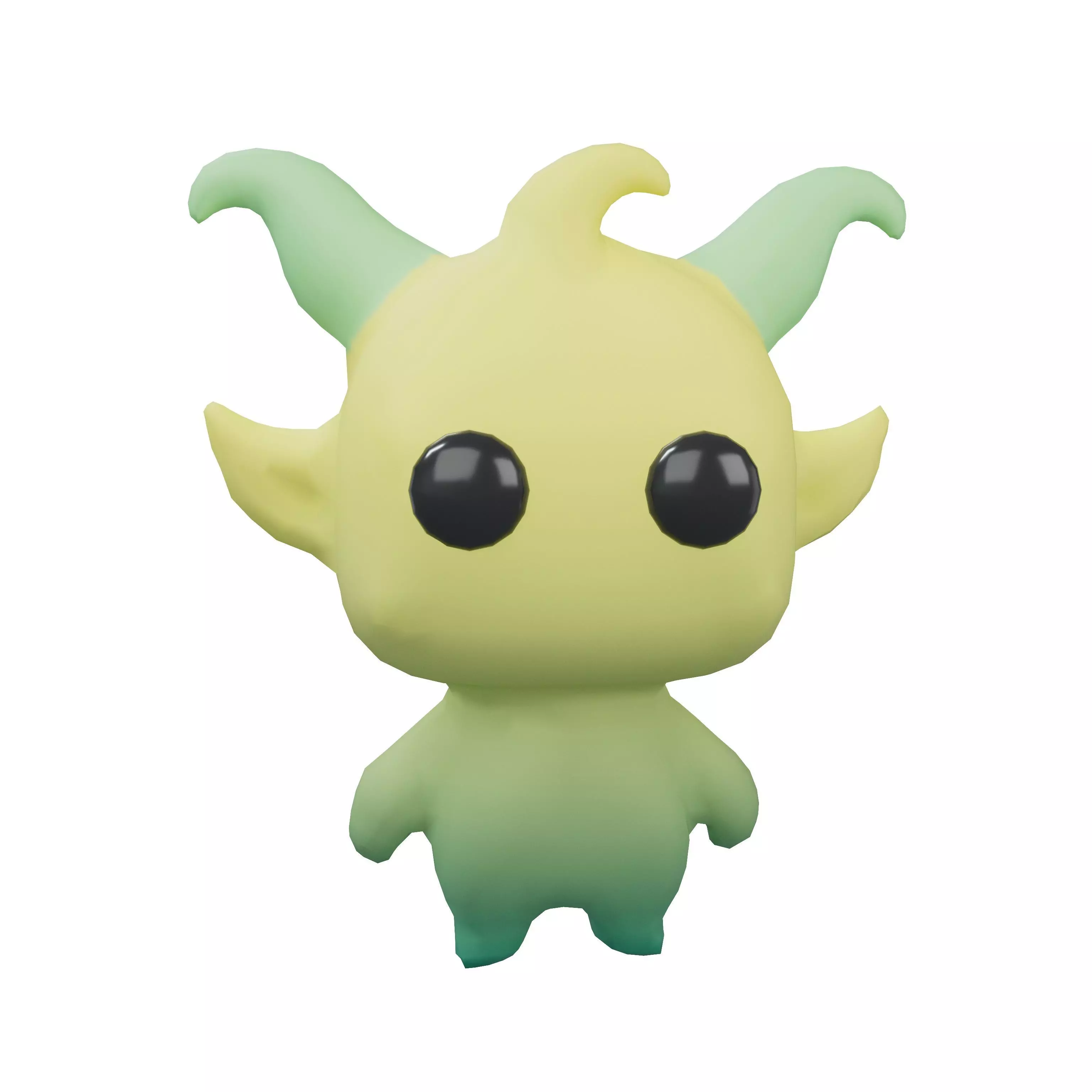 Devil Monster V1 004 Low-poly 3D model_0