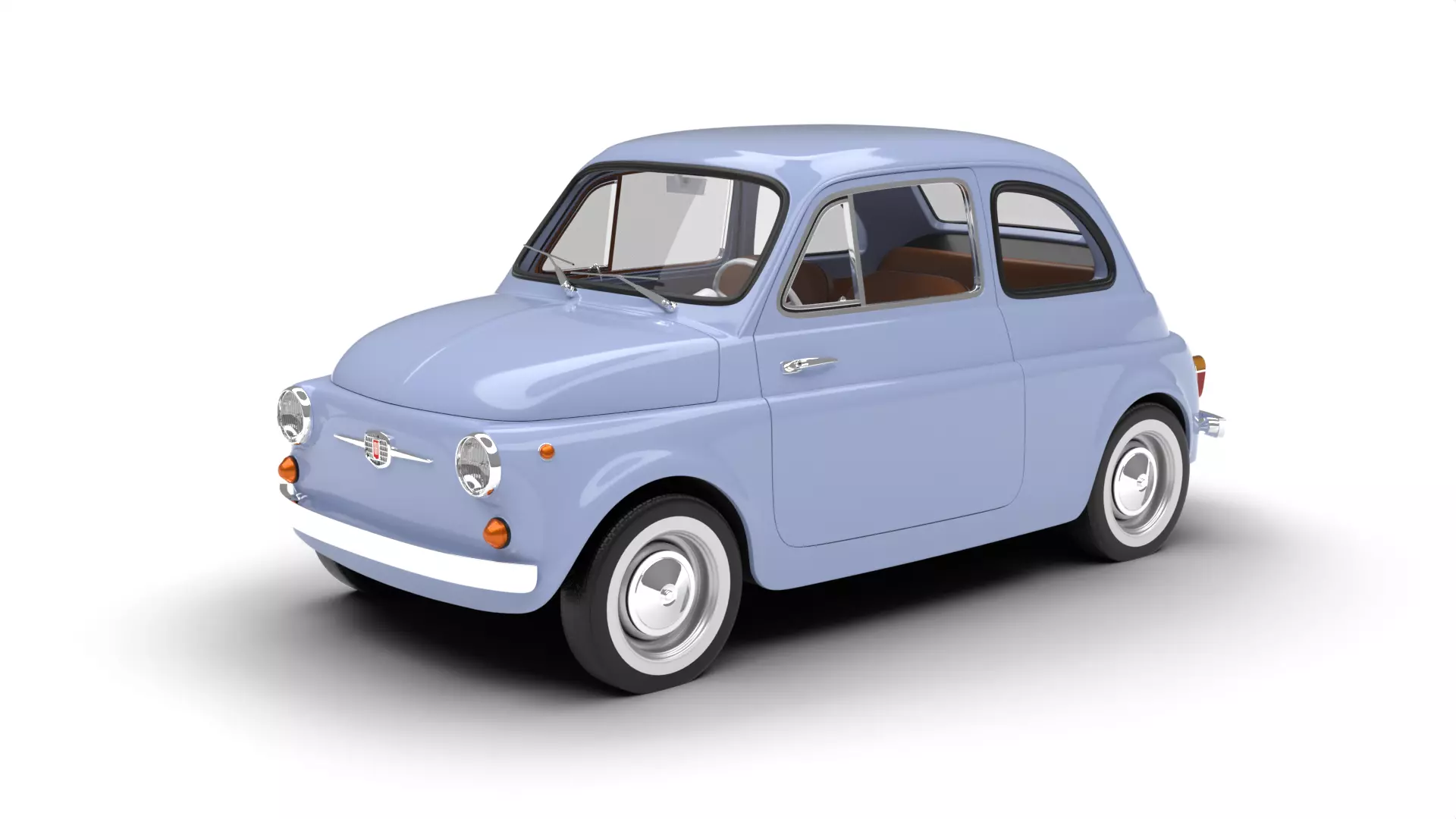 Fiat 500 1959 3d model 3D model