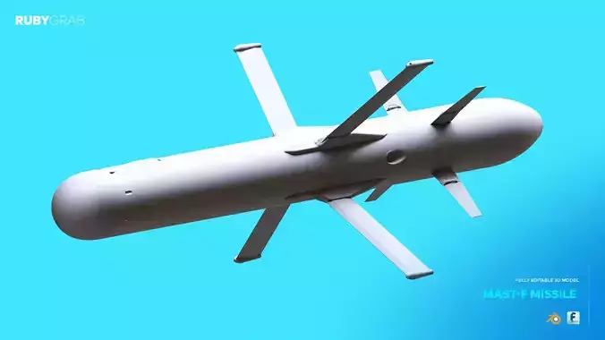 MAST-F Missile 3D Model