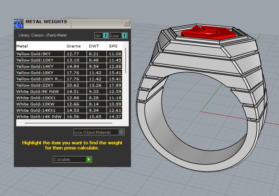 Ring 18mm for man DexNet 3D print model_10
