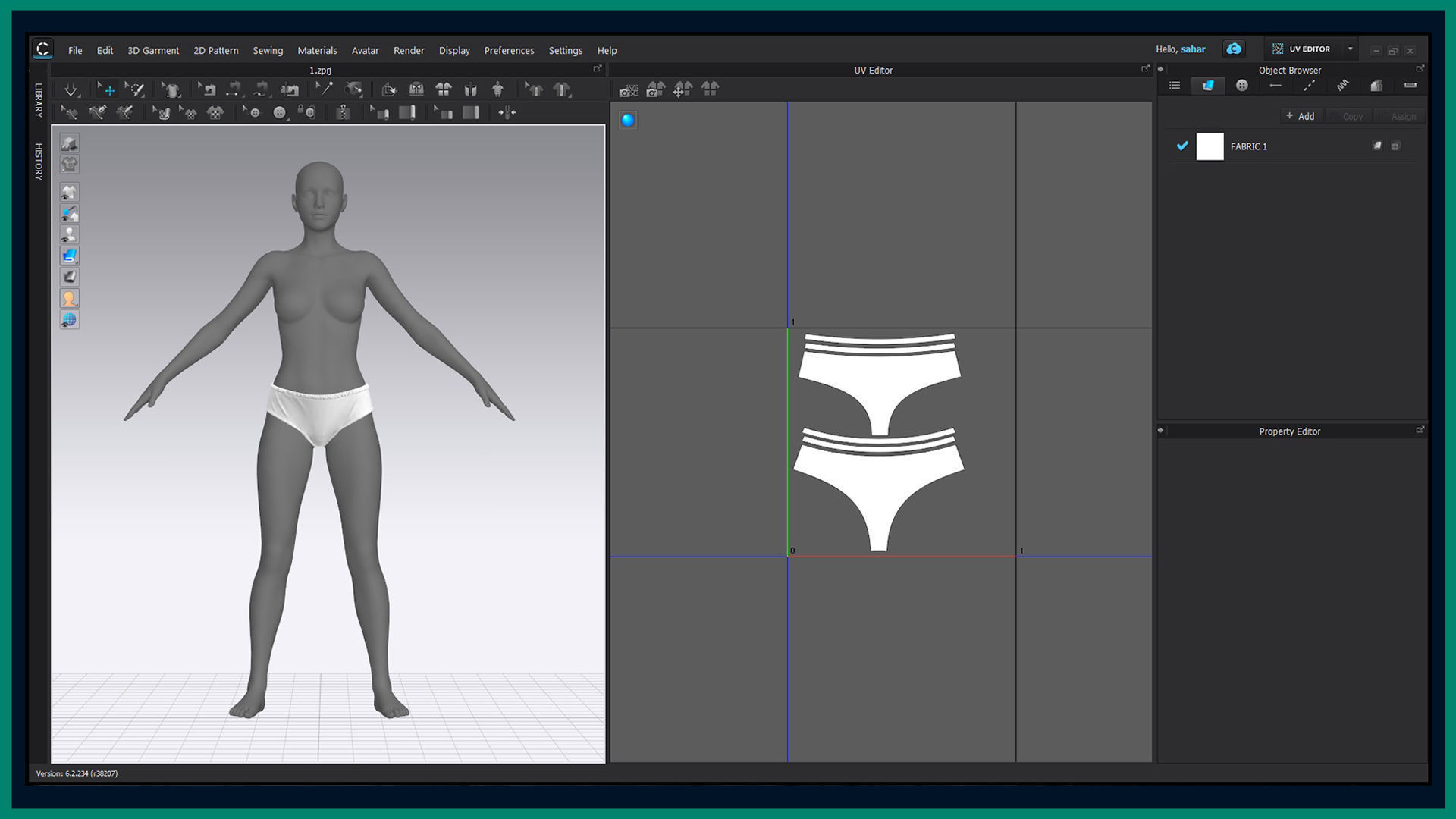 12 female panty Low-poly 3D model_9