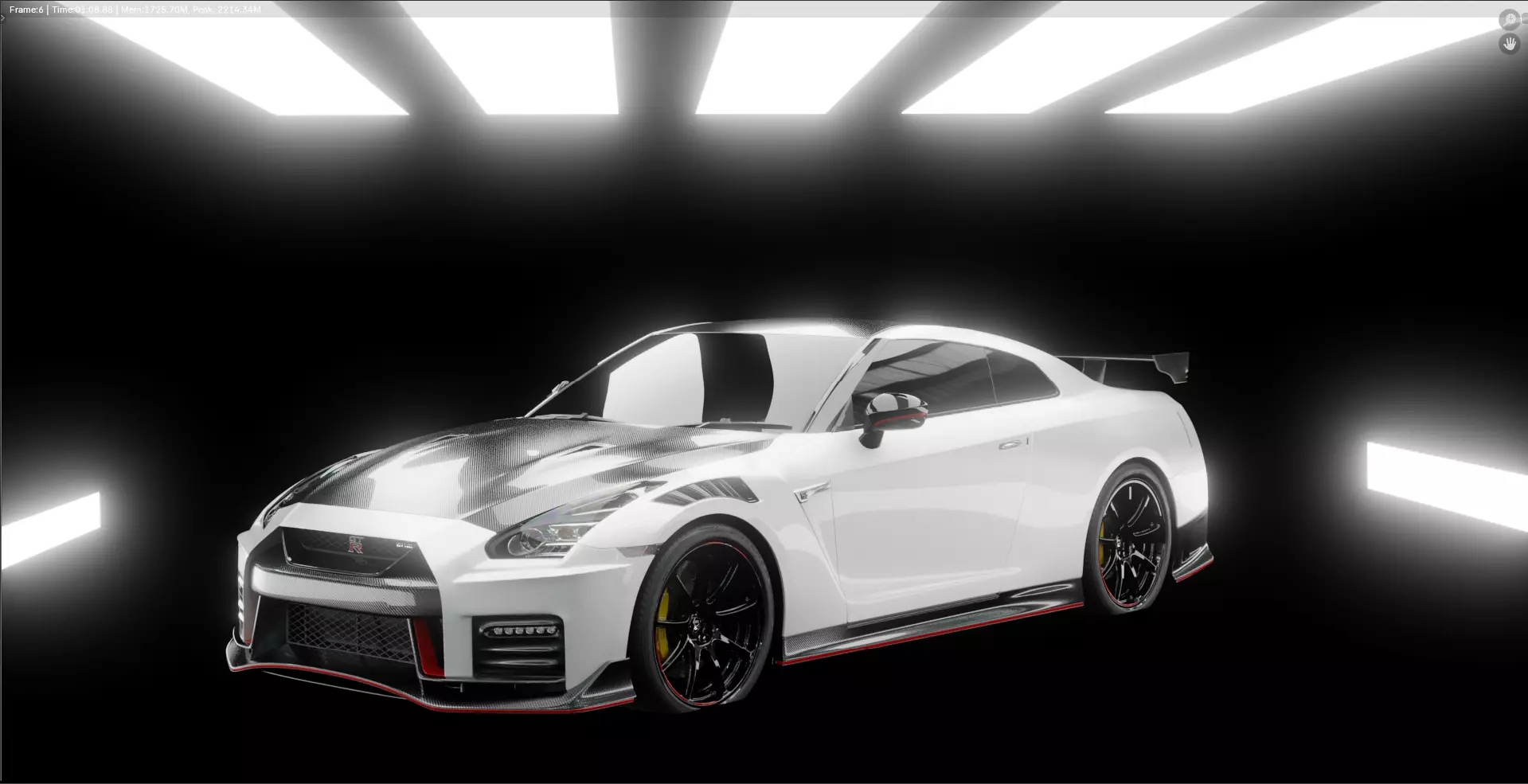 Nissan GTR Model Free 3D model