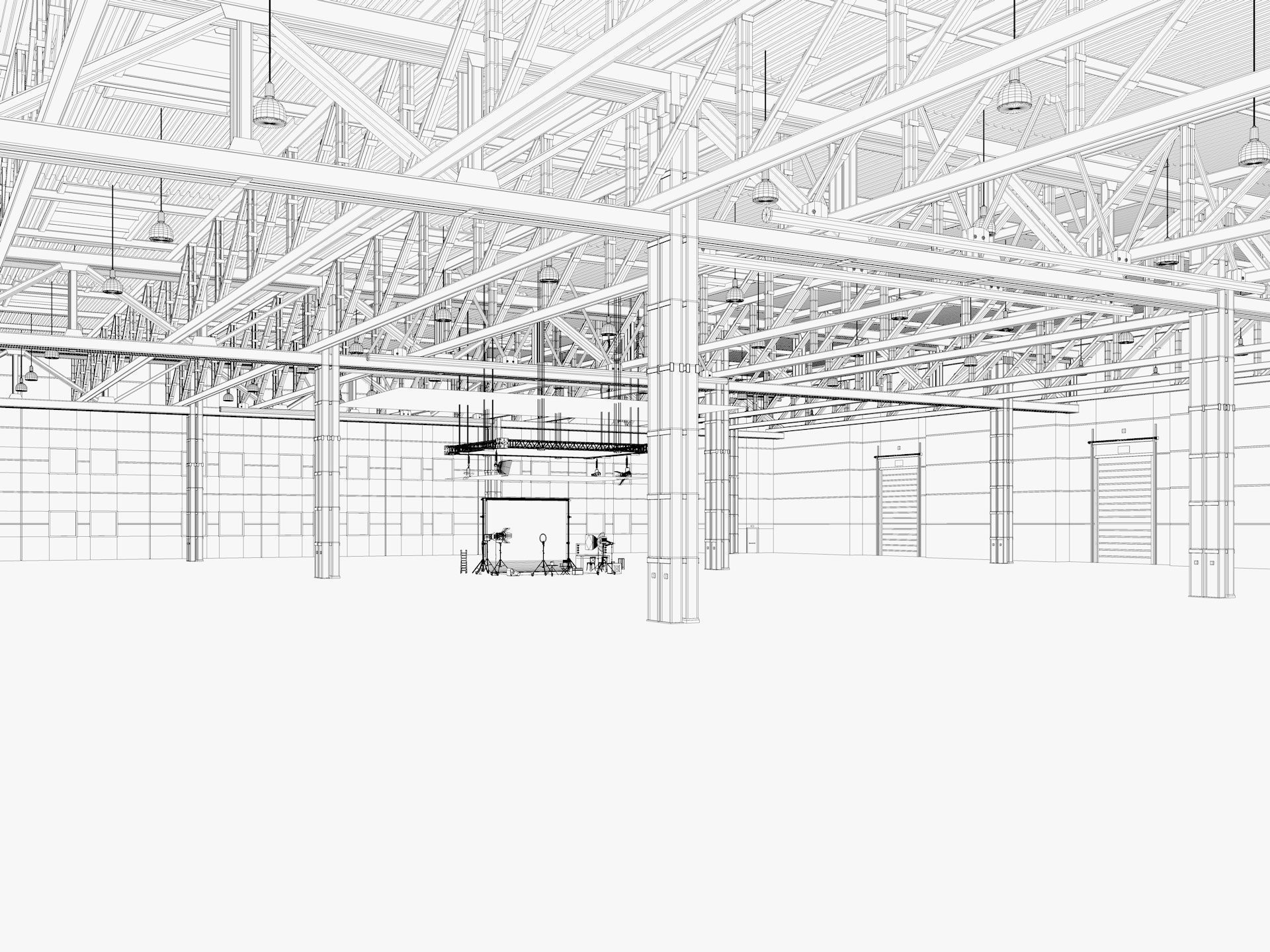 Warehouse Photo Studio 3D model_17