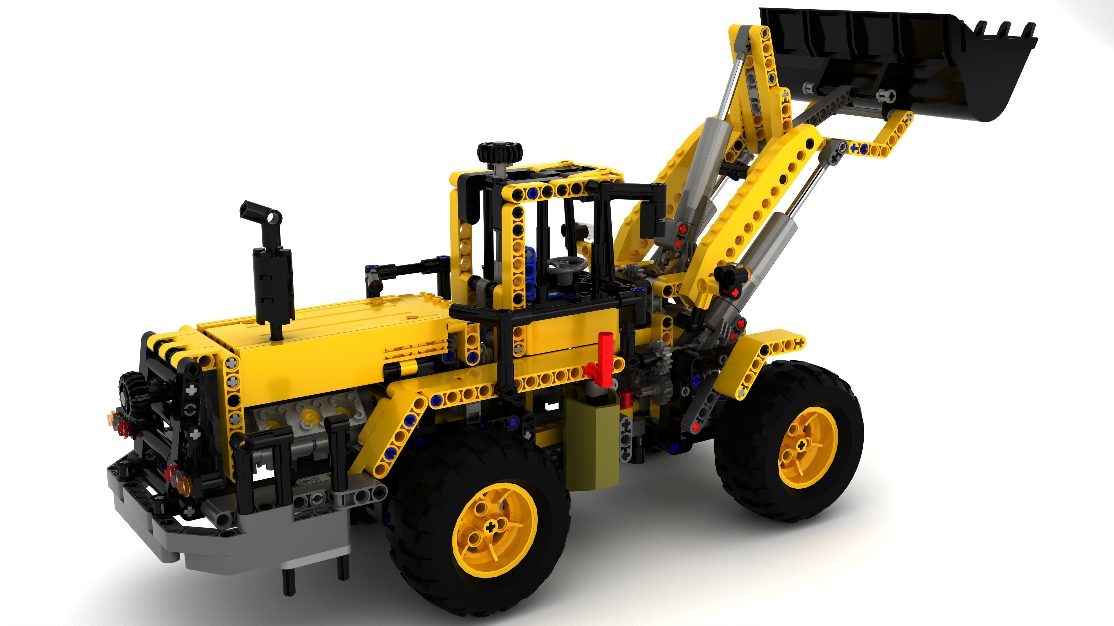 Lego Technic 8265 3D model_1