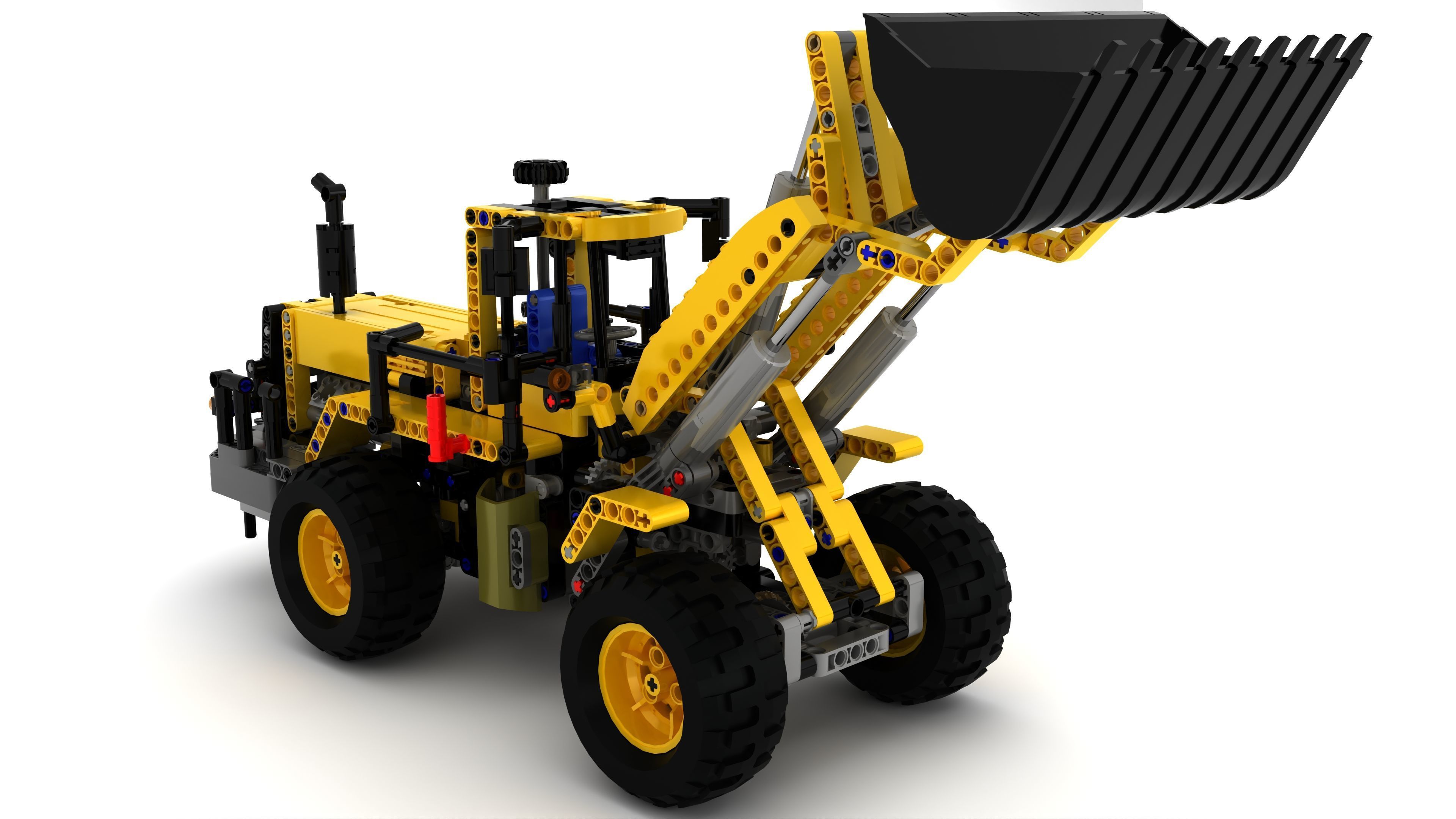 Lego Technic 8265 3D model_2