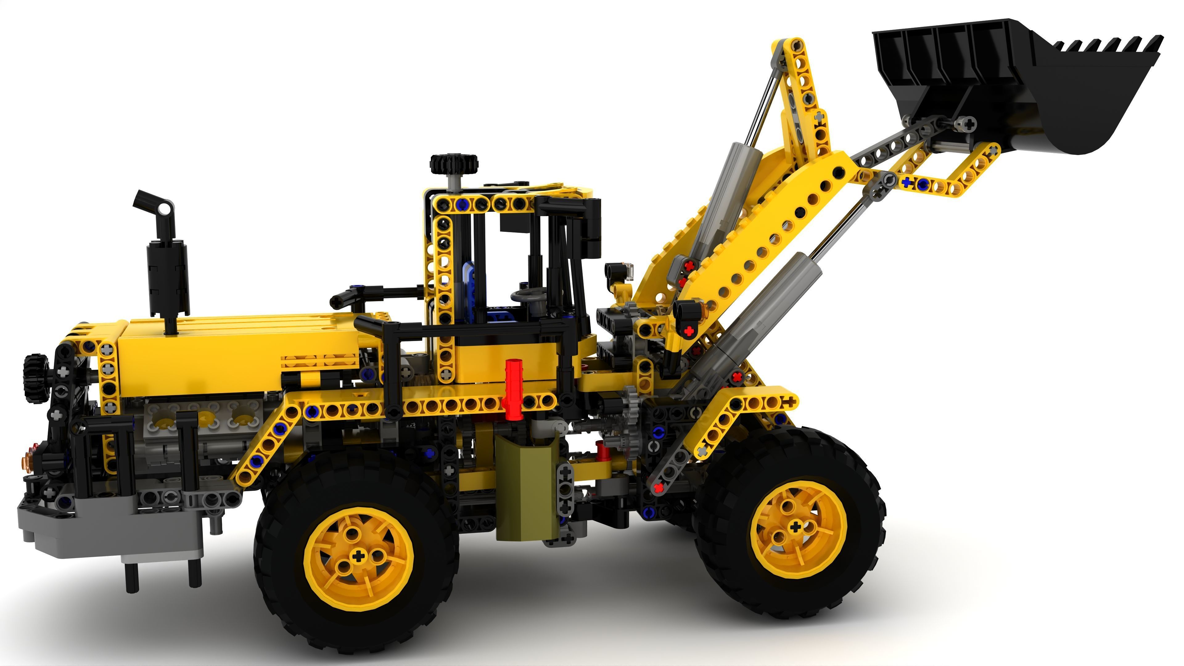 Lego Technic 8265 3D model_4