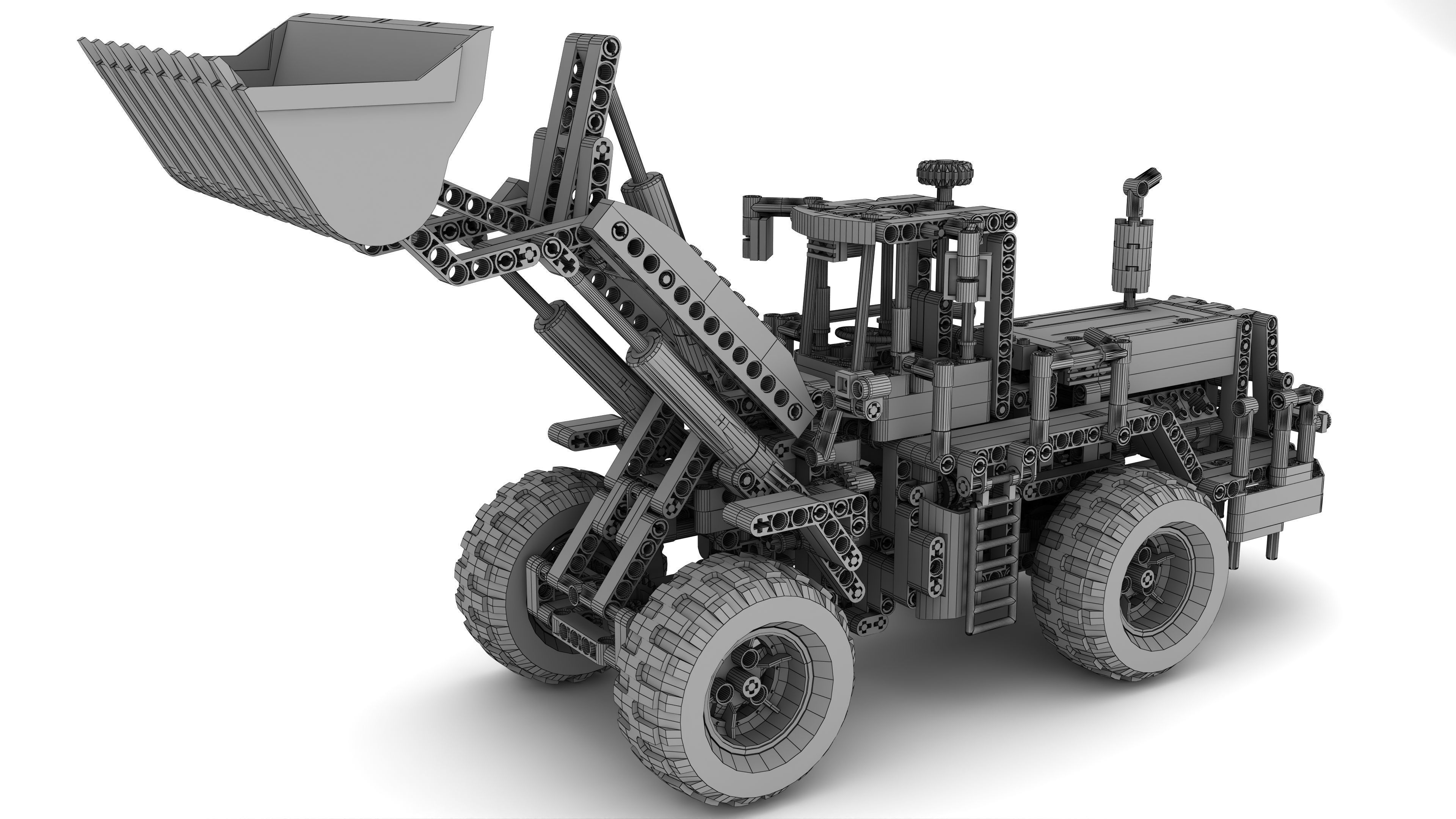 Lego Technic 8265 3D model_5