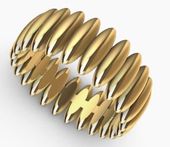 Eternity Ring Texture 3D print model_16