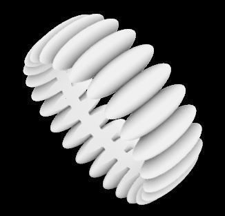 Eternity Ring Texture 3D print model_4