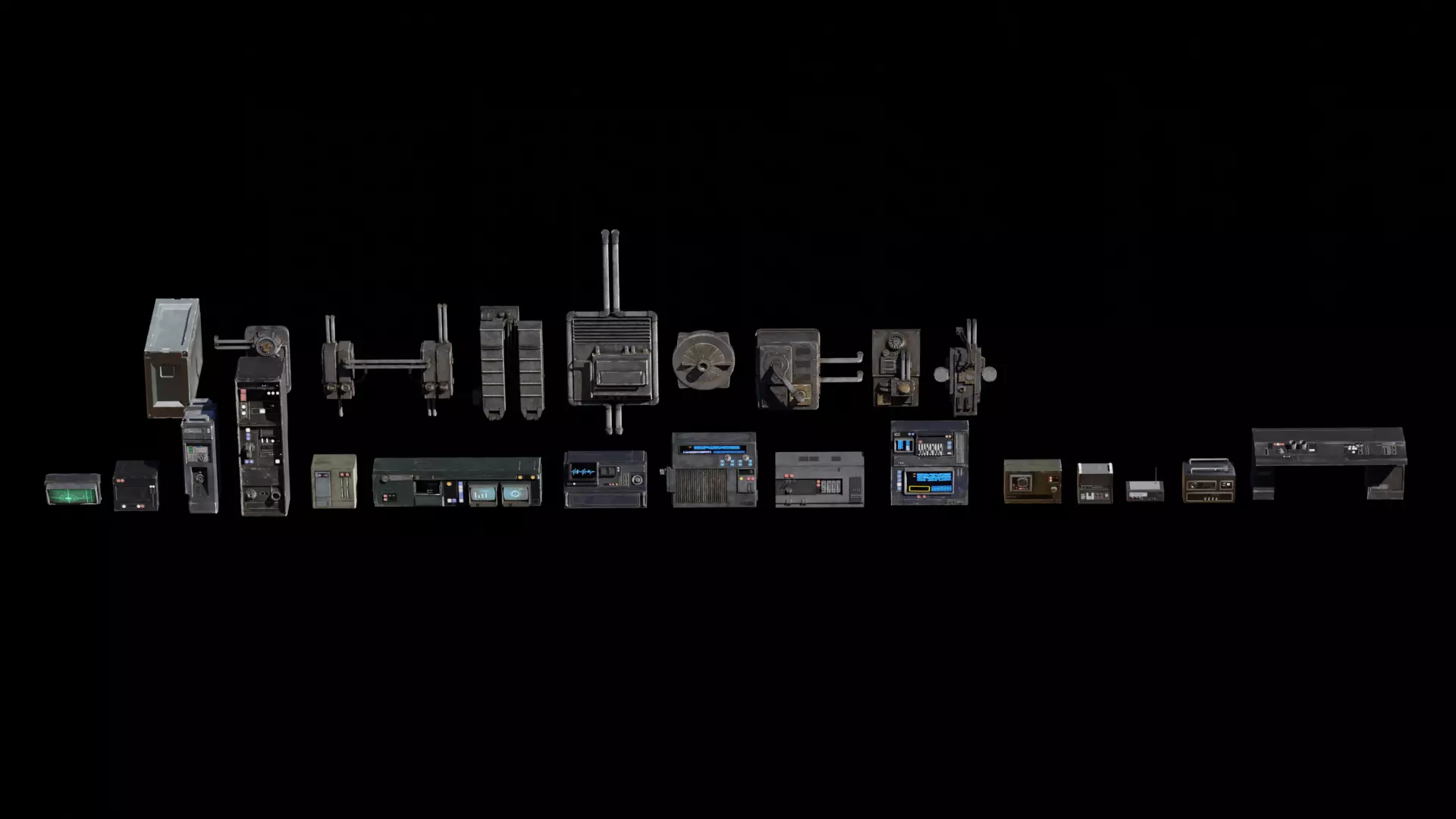 Star Wars Kitbash Low-poly 3D model_0