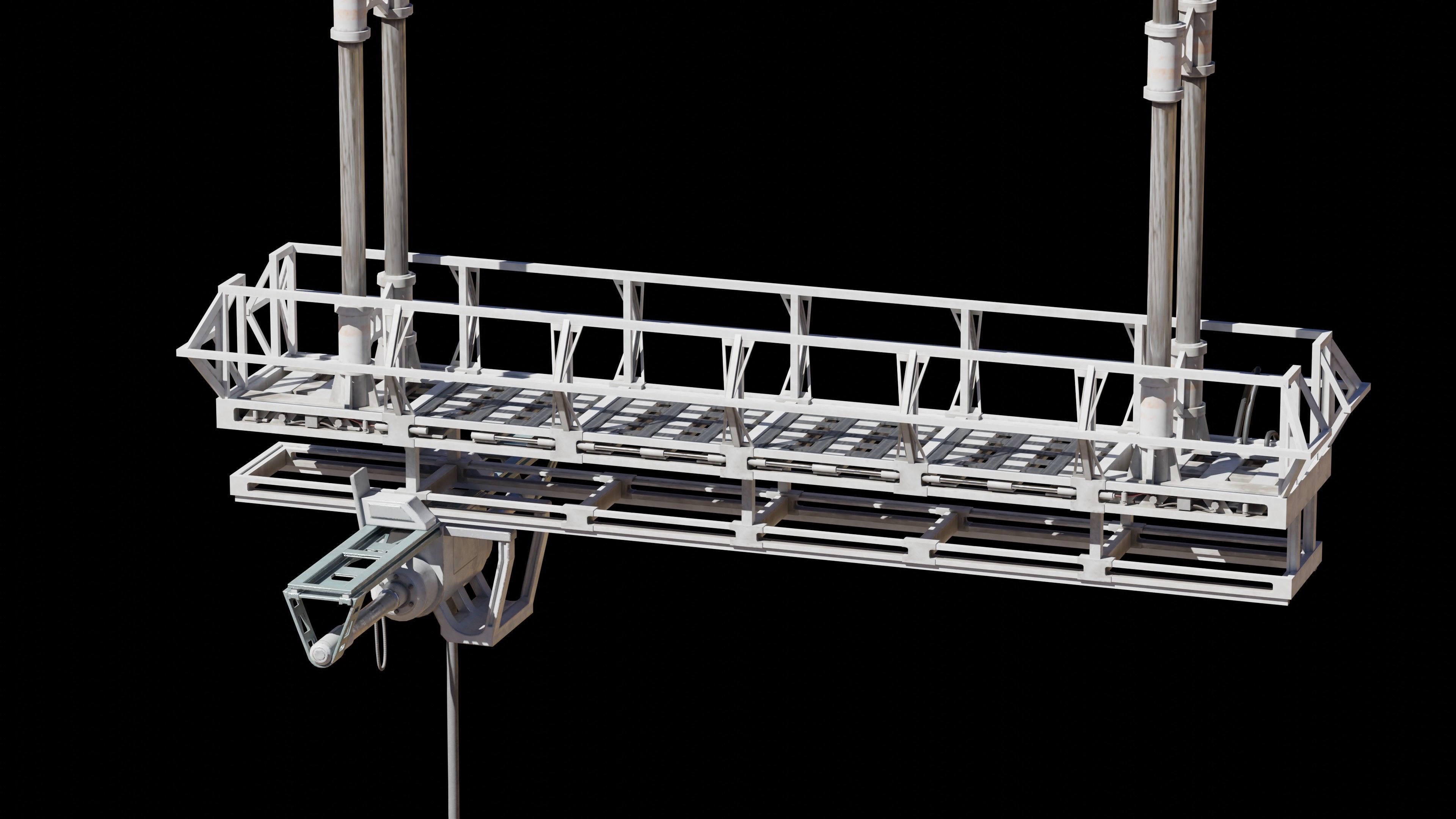 Star Wars Galactic Republic Kitbash Low-poly 3D model_17