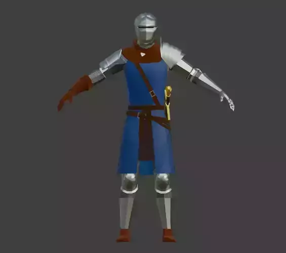 Oscar of Astora low poly