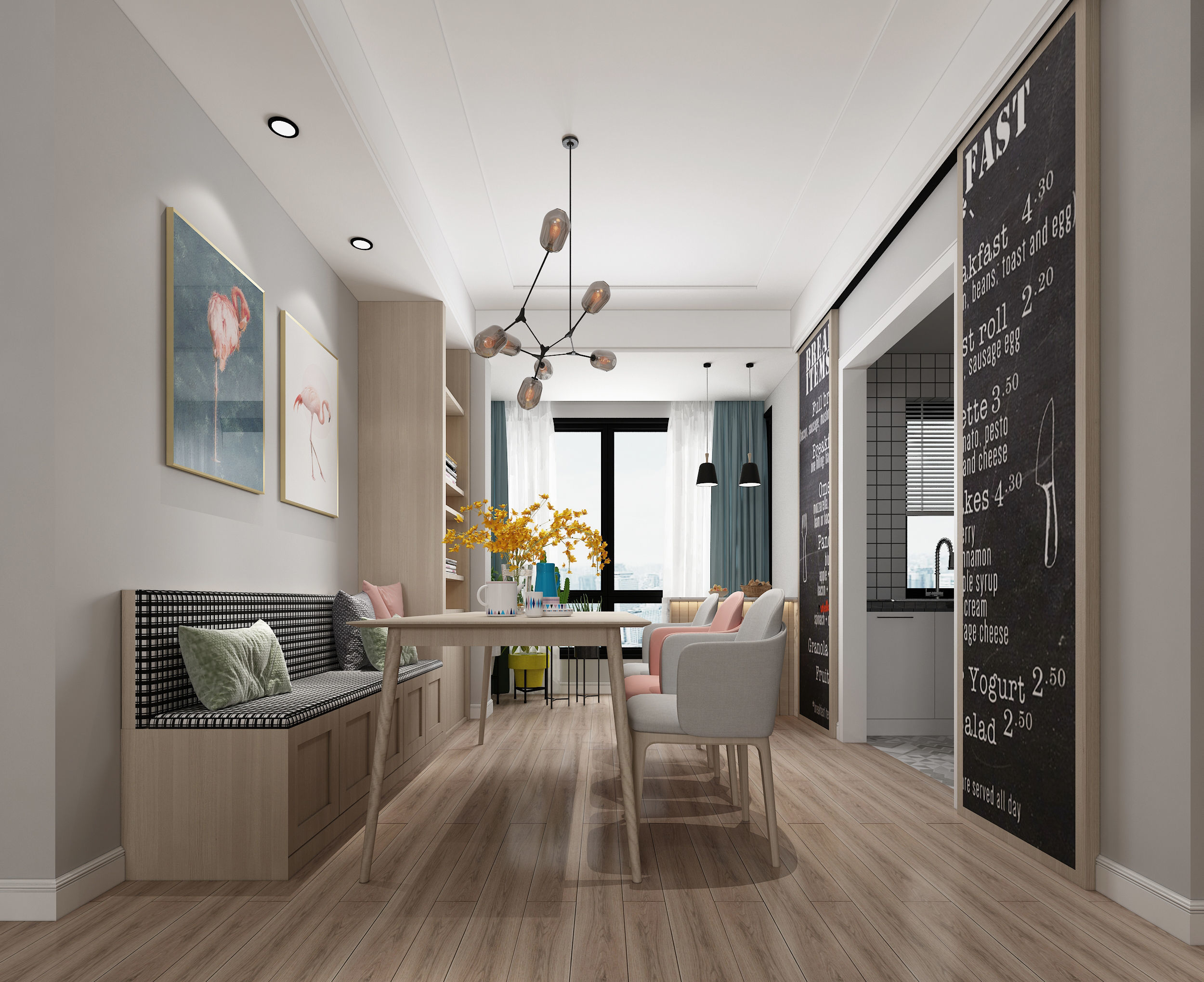 living room interior 3D model_1