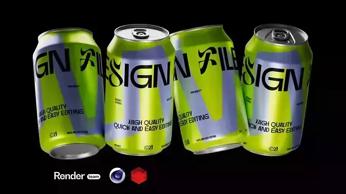 Soda Beer Can 355 ml