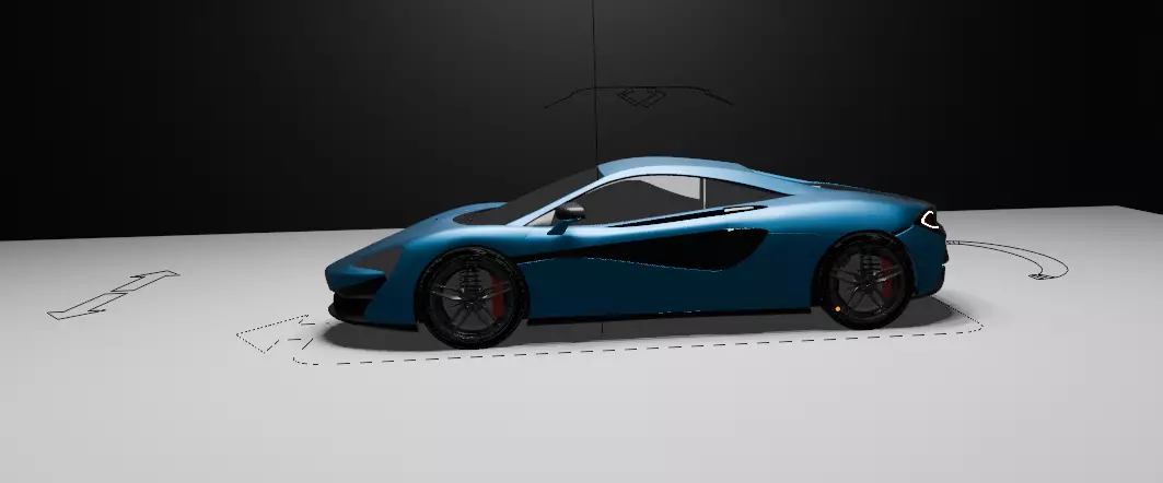 sport car 3D model_0
