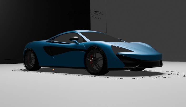 sport car 3D model_2