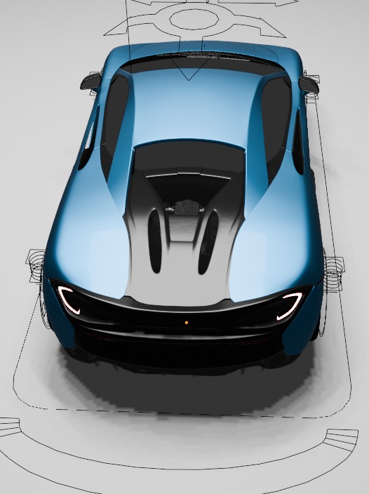 sport car 3D model_3