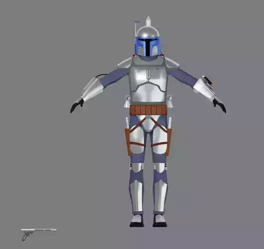 Jango Fett Low Poly