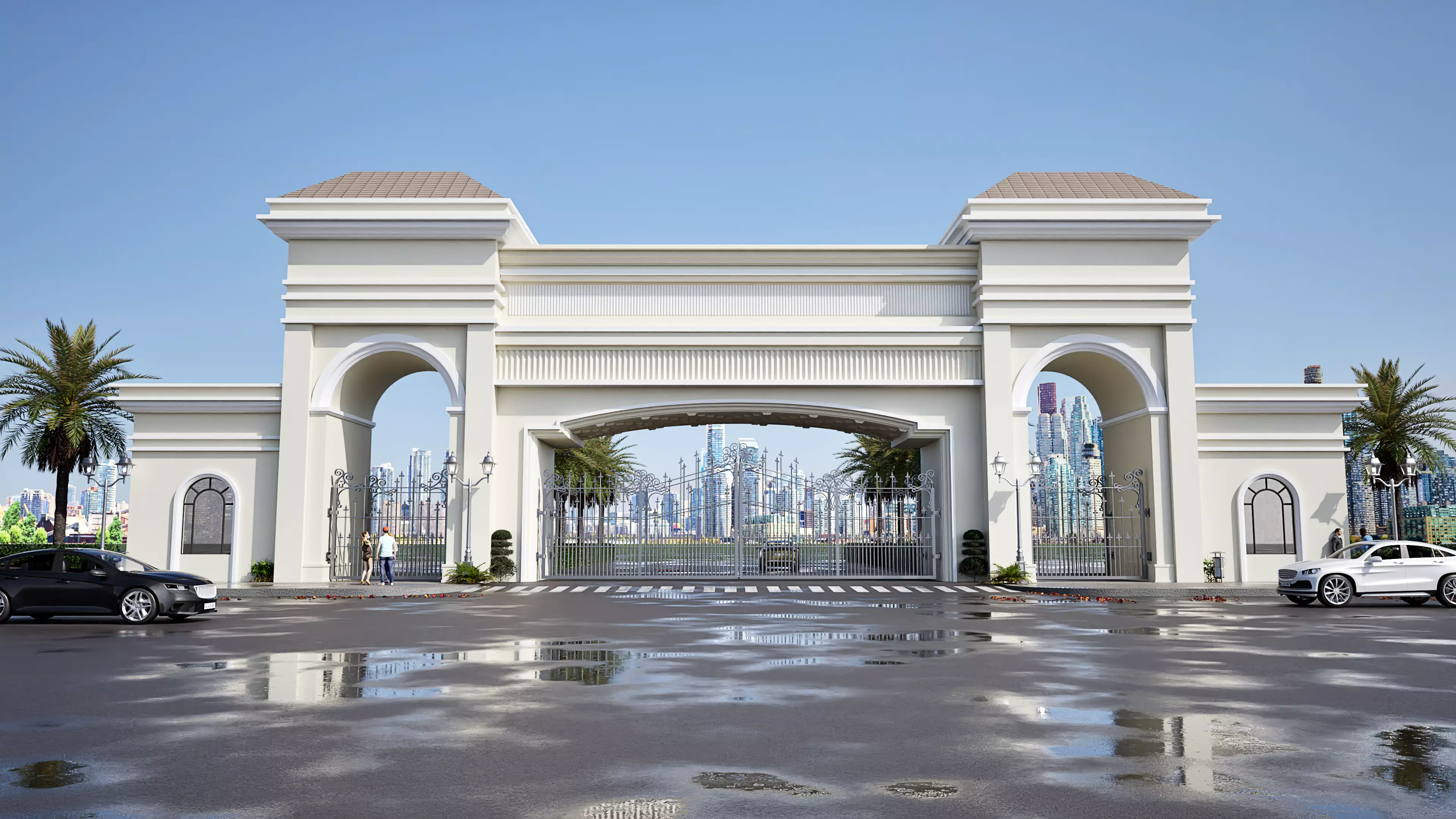 Entrence gate  3D model_0