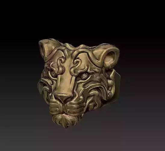 LIONESS RING FEMALE LION