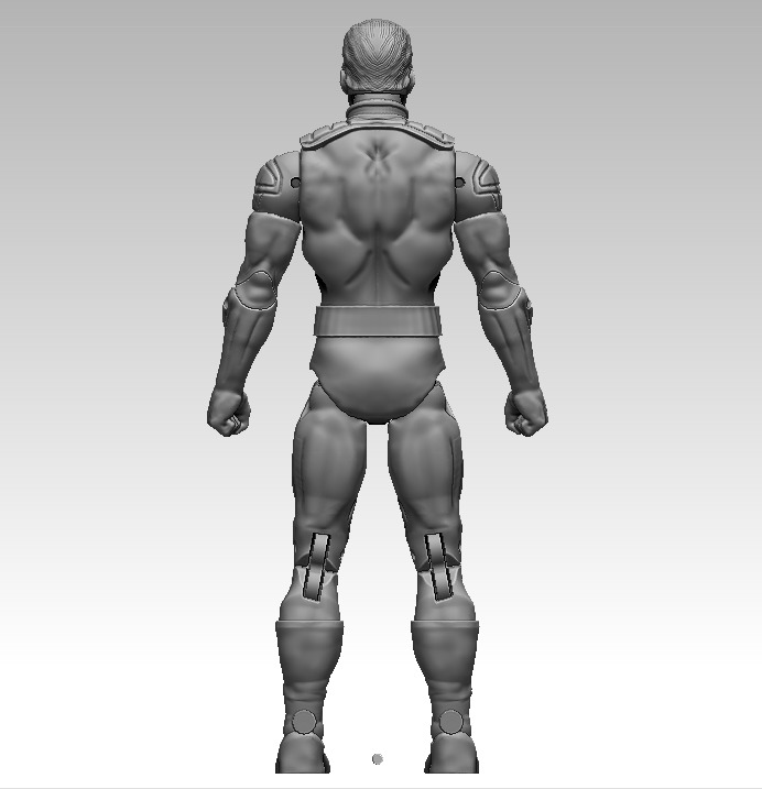 Flash Gordon - ARTICULATED POSEABLE ACTION FIGURE 120mm 3D print model_2