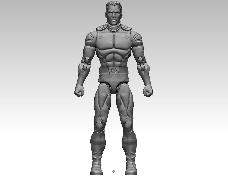 Flash Gordon - ARTICULATED POSEABLE ACTION FIGURE 120mm 3D print model_0