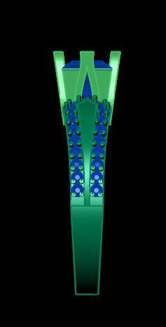 Princess and round daimond ring  3D print model_18