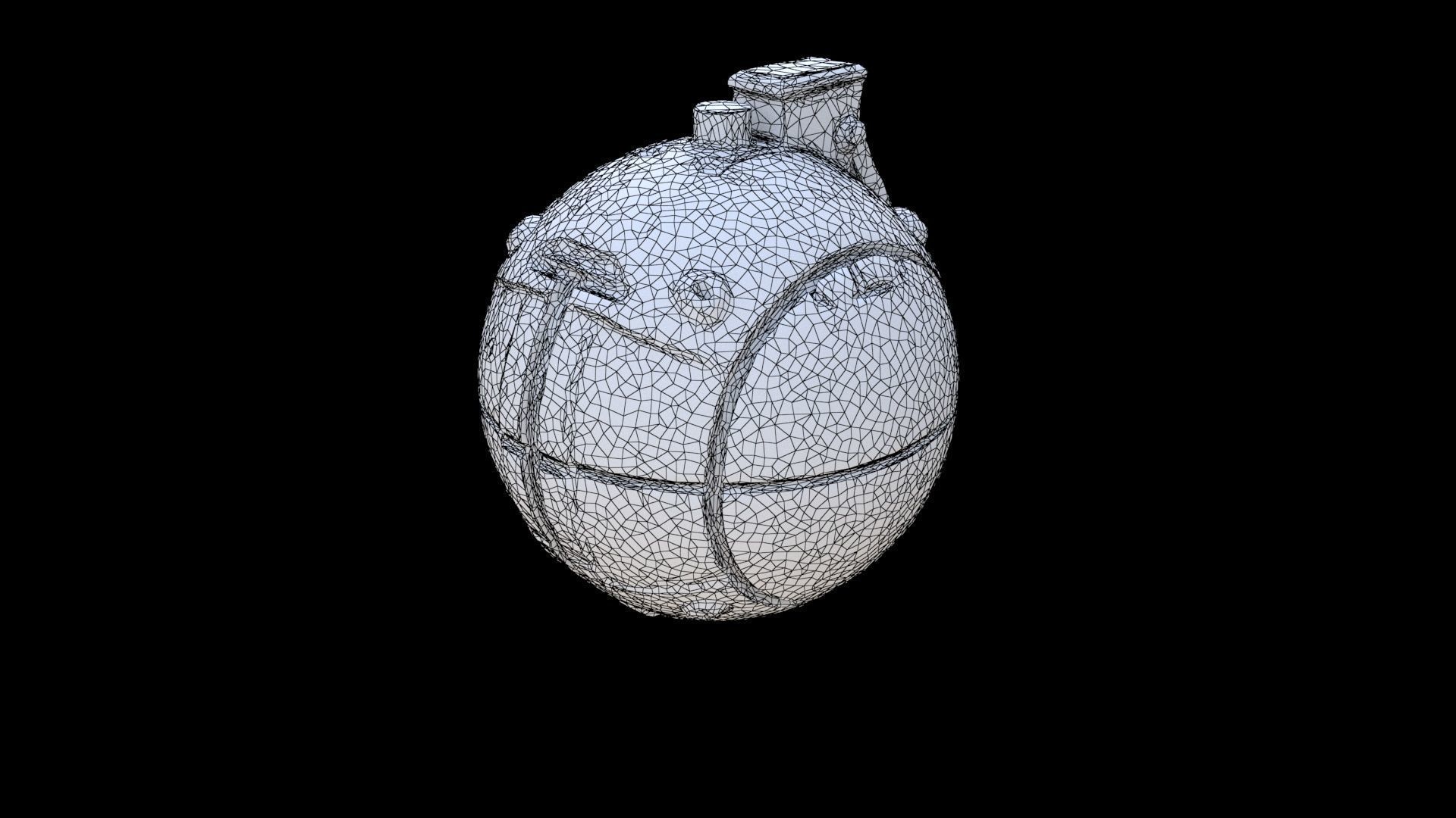 Black Hole Grenade 3D model_5