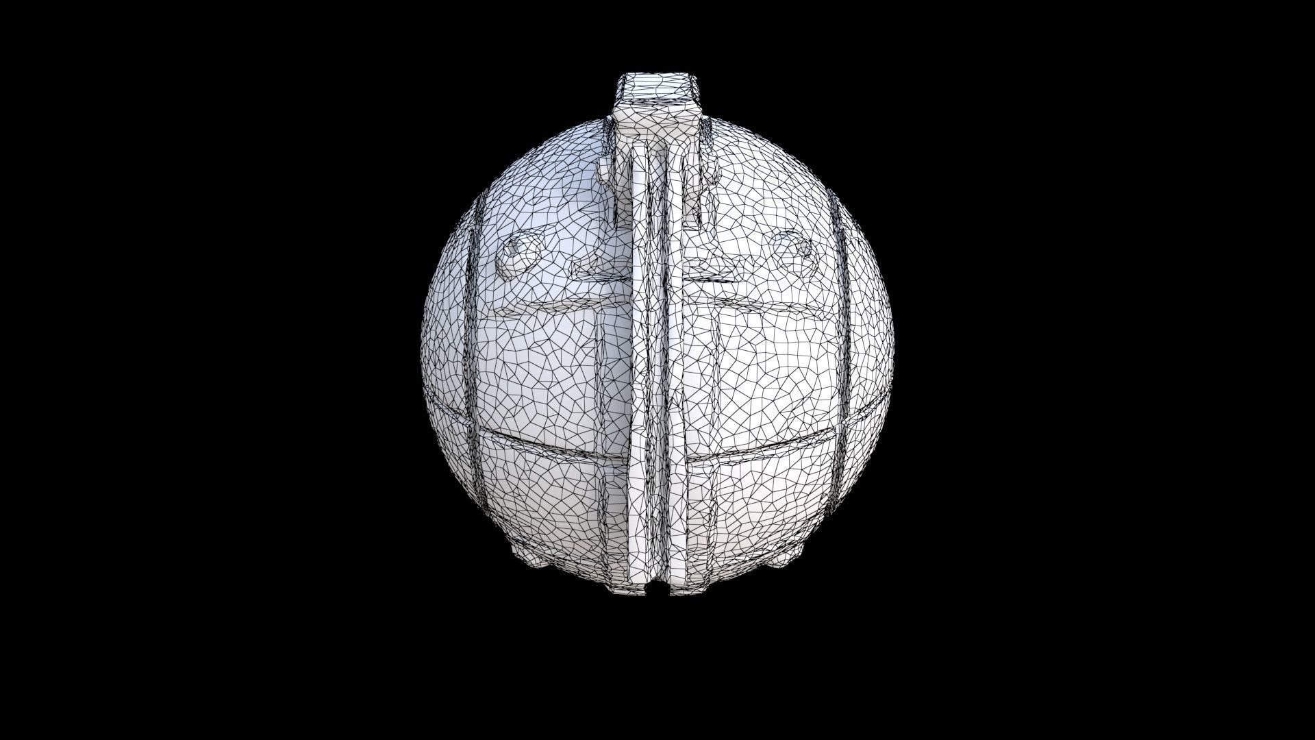 Black Hole Grenade 3D model_7