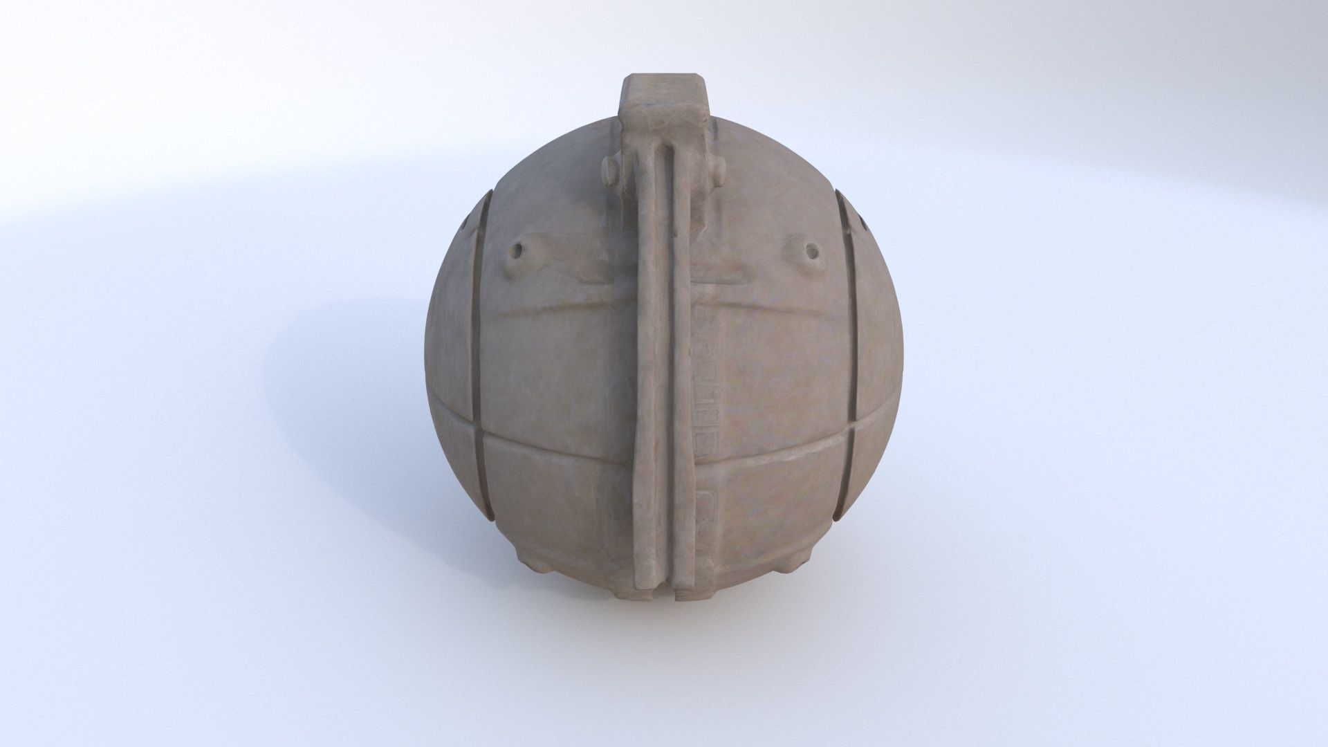 Black Hole Grenade 3D model_2