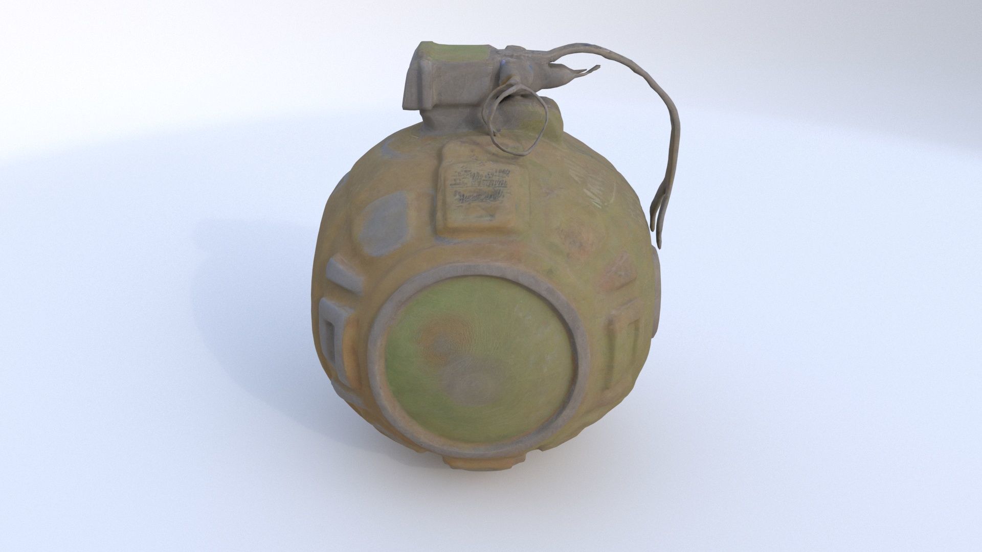 Explosive Nanite Grenade 3D model_2