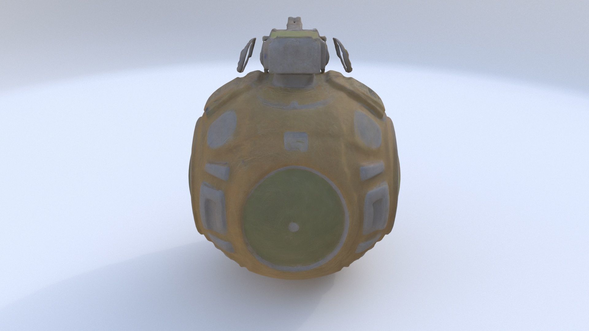Explosive Nanite Grenade 3D model_1