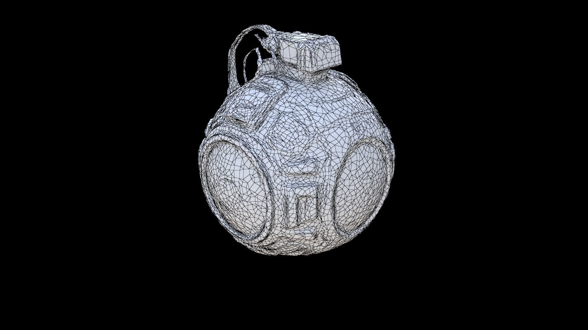 Explosive Nanite Grenade 3D model_5