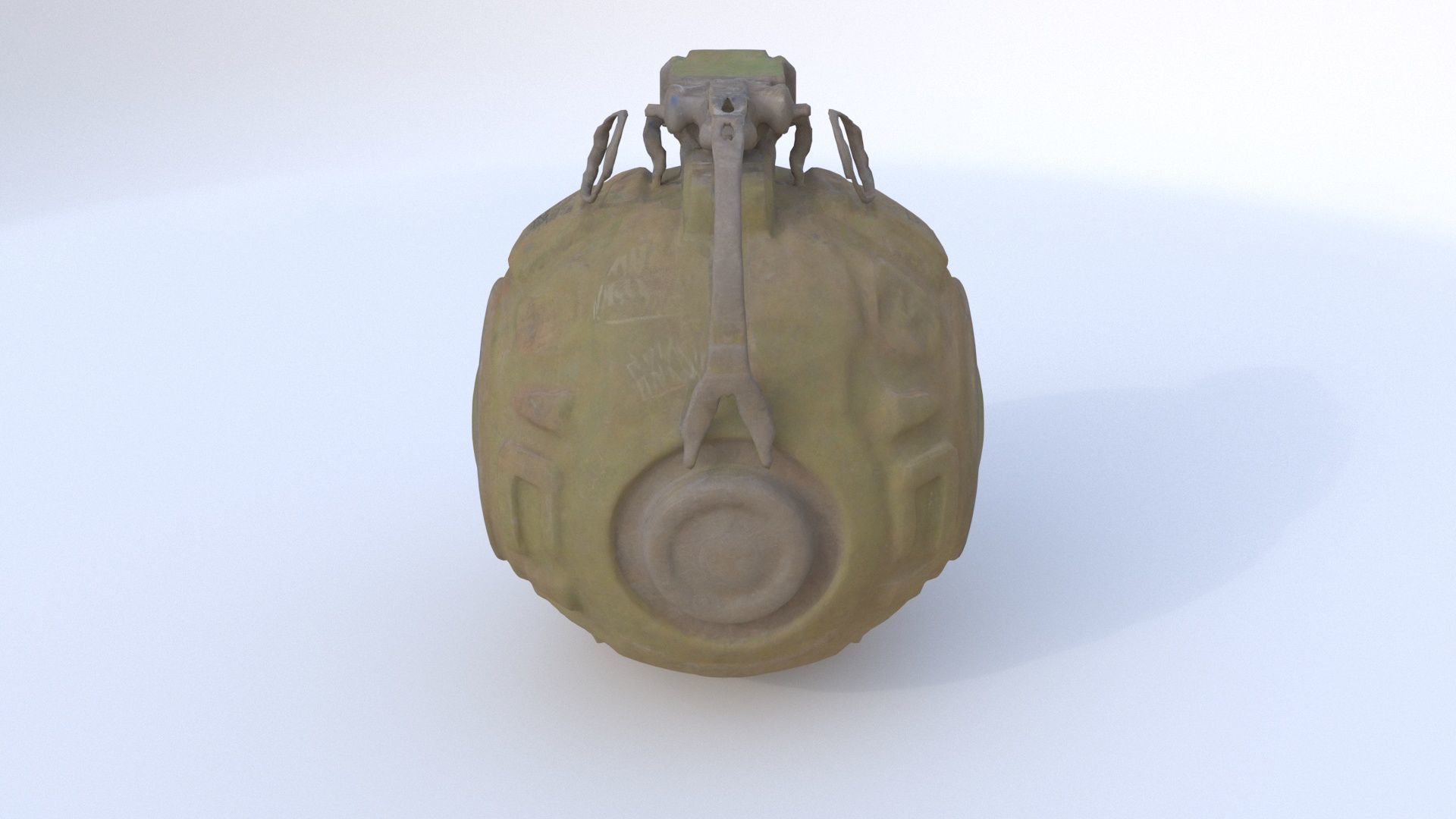 Explosive Nanite Grenade 3D model_4
