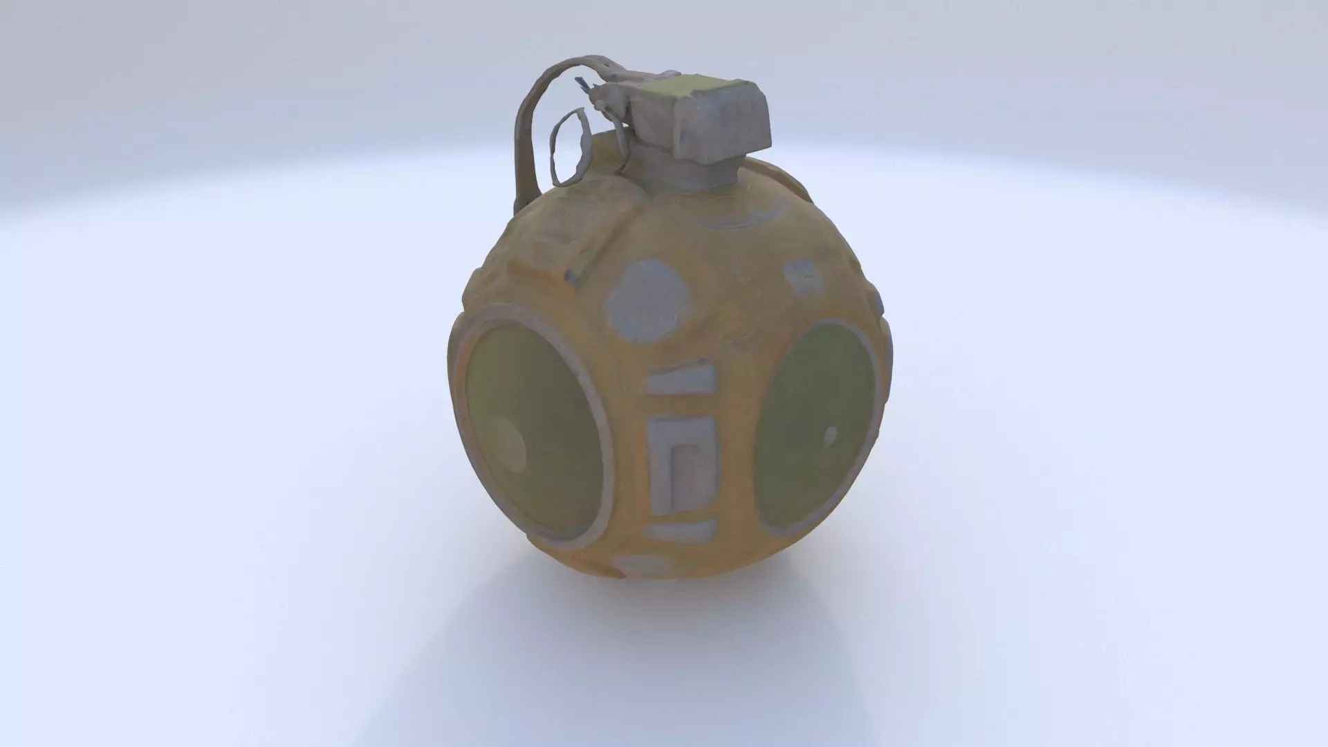 Explosive Nanite Grenade 3D model_0