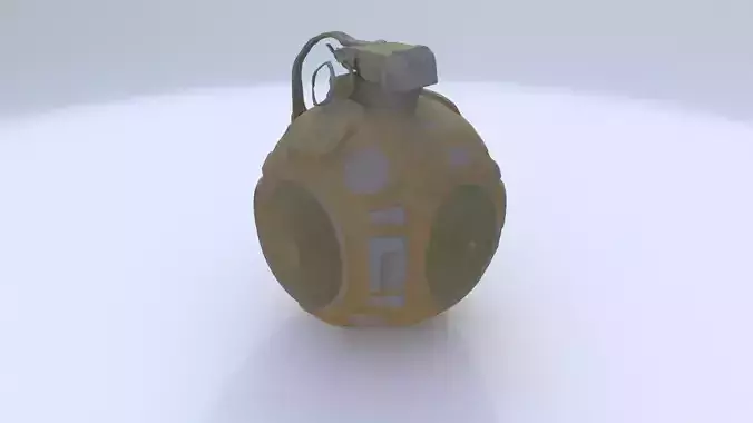 Explosive Nanite Grenade 3D model