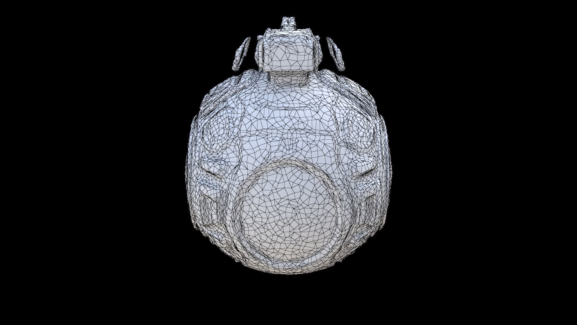 Explosive Nanite Grenade 3D model_6