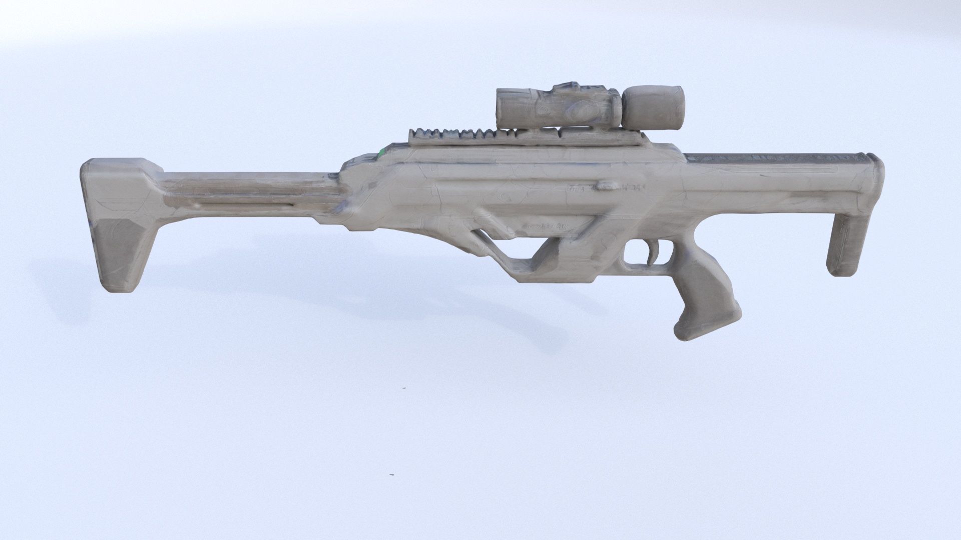 Graviton Rifle 3D model_2