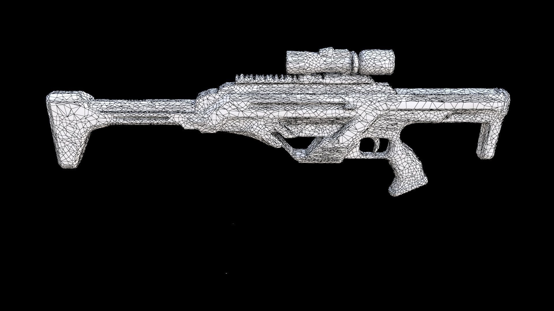 Graviton Rifle 3D model_7