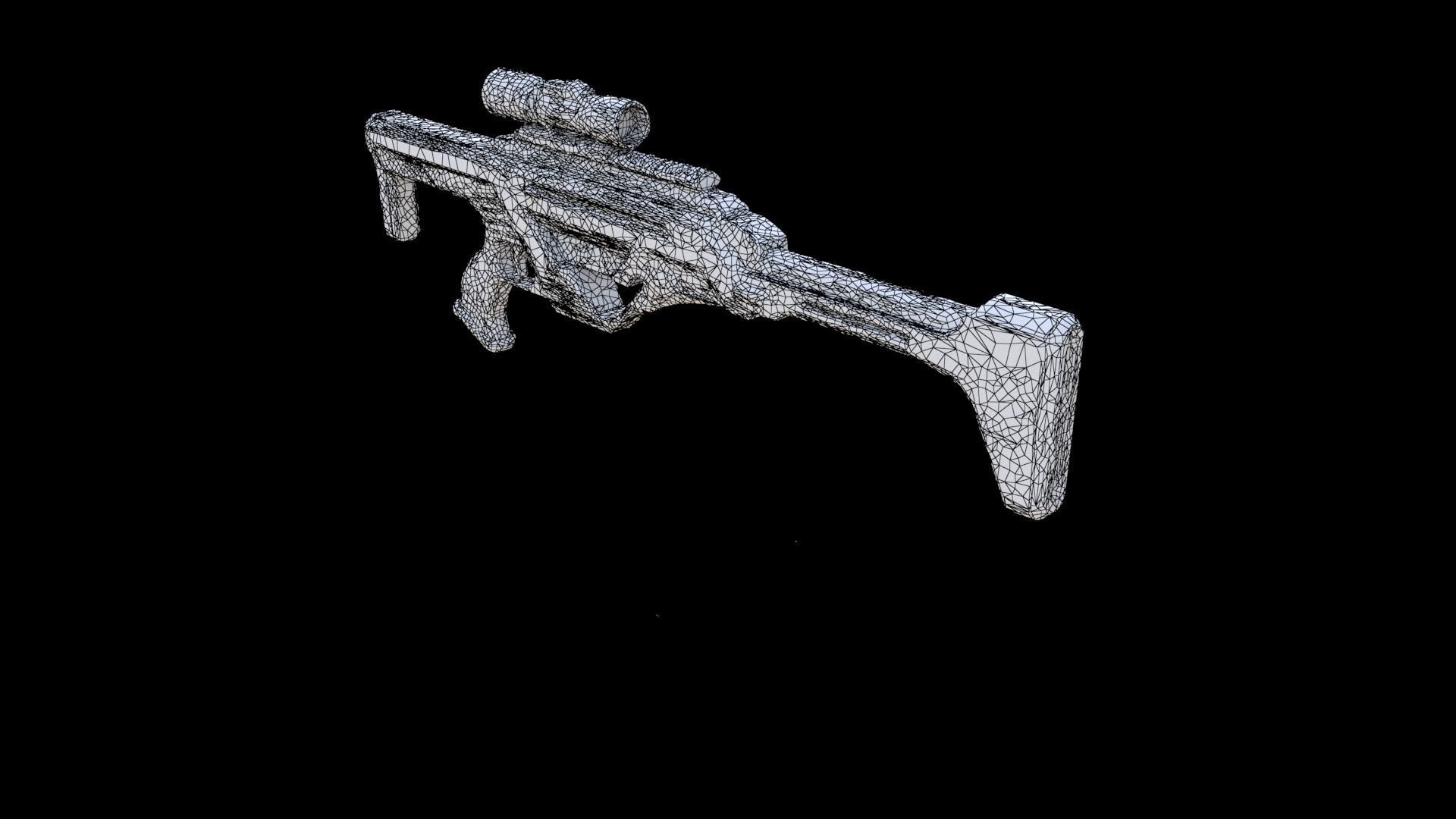 Graviton Rifle 3D model_5