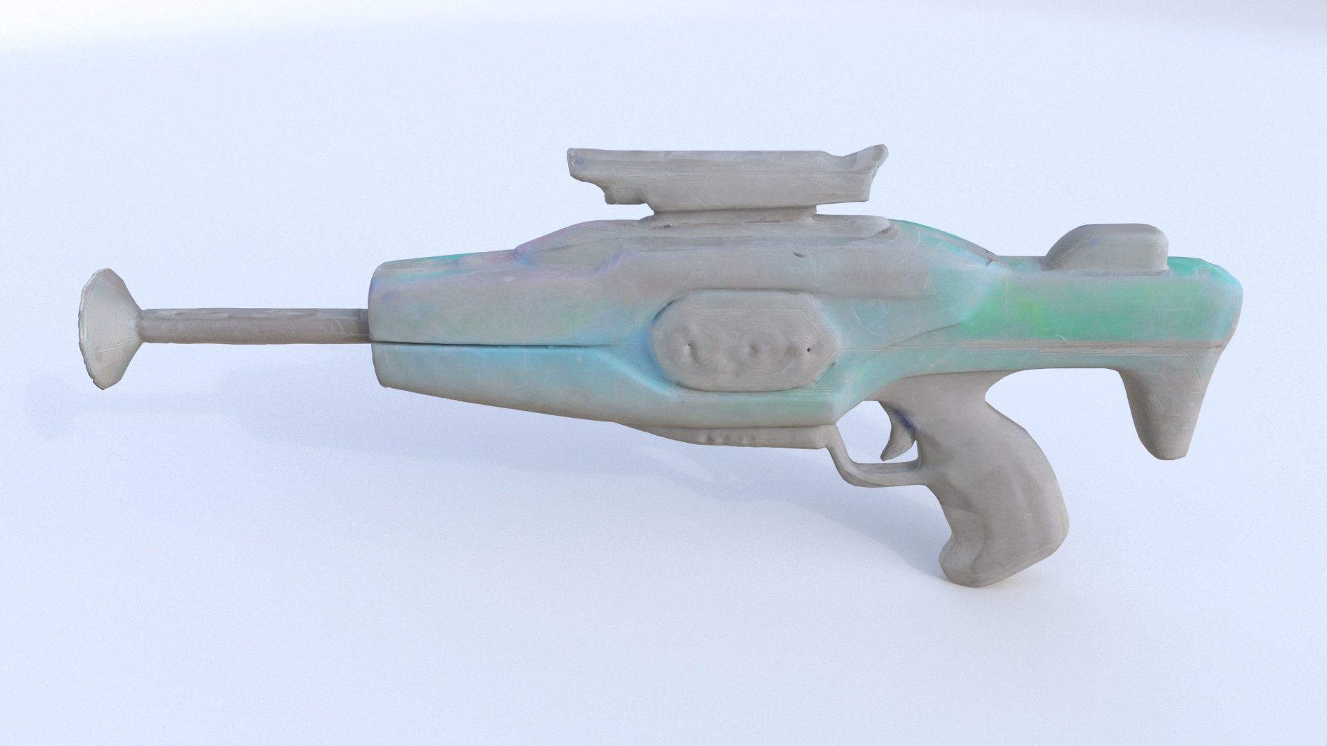 Holographic Decoy Launcher 3D model_2