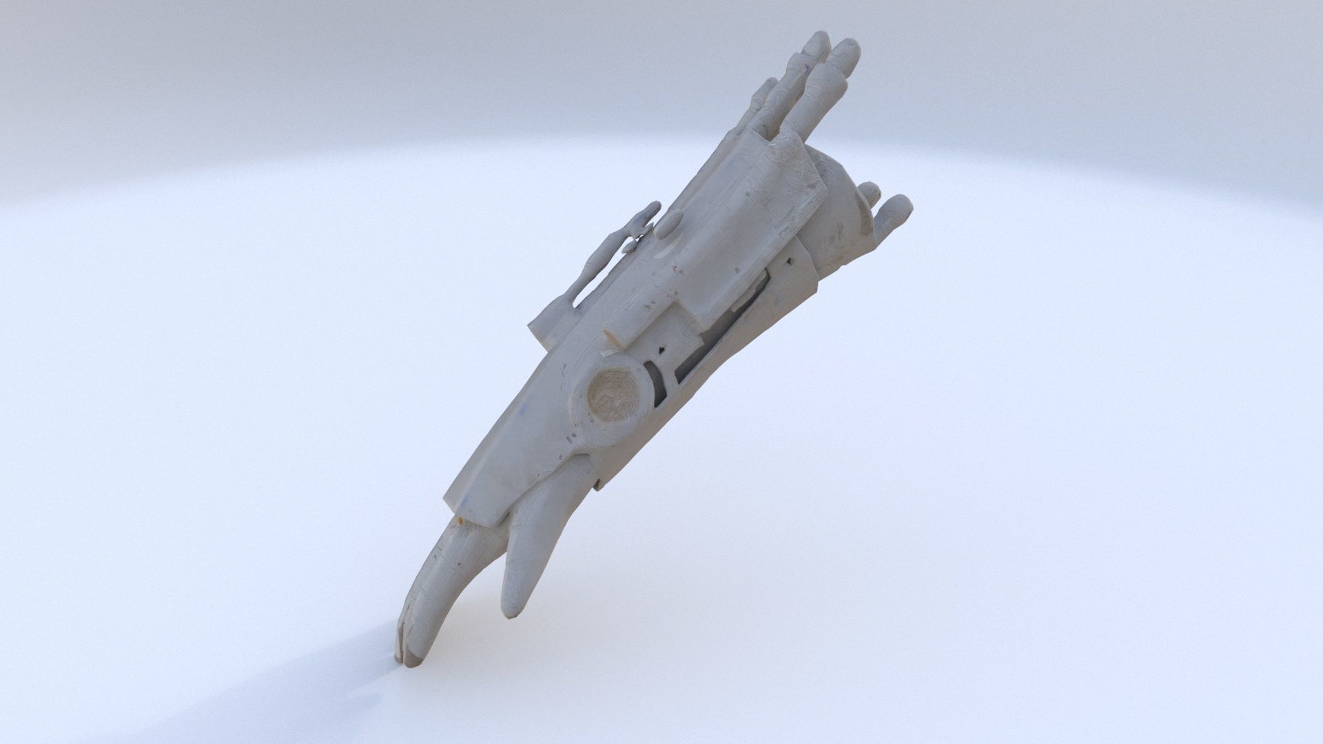 Particle Accelerator Gauntlet 3D model_1