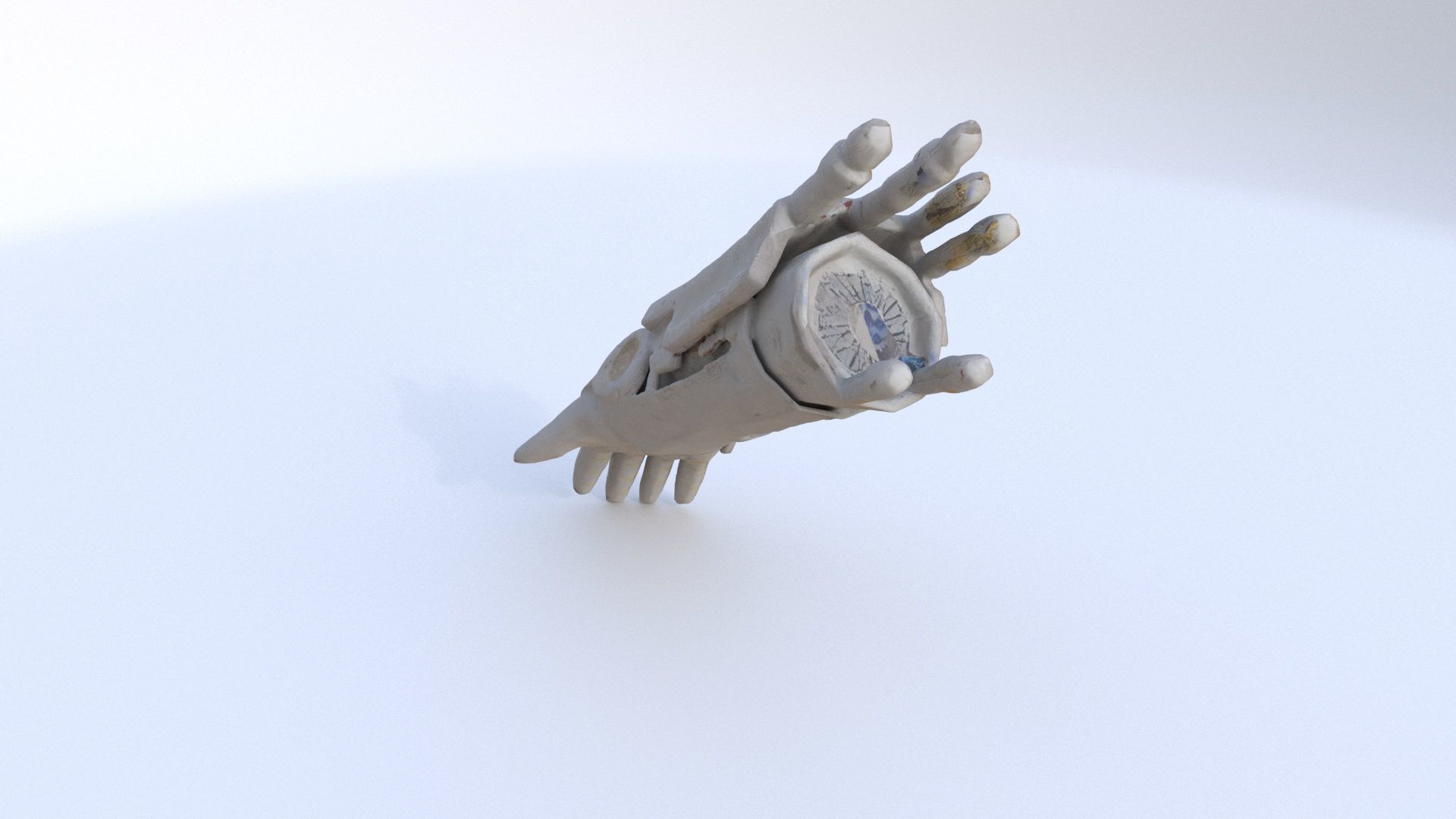 Particle Accelerator Gauntlet 3D model_2