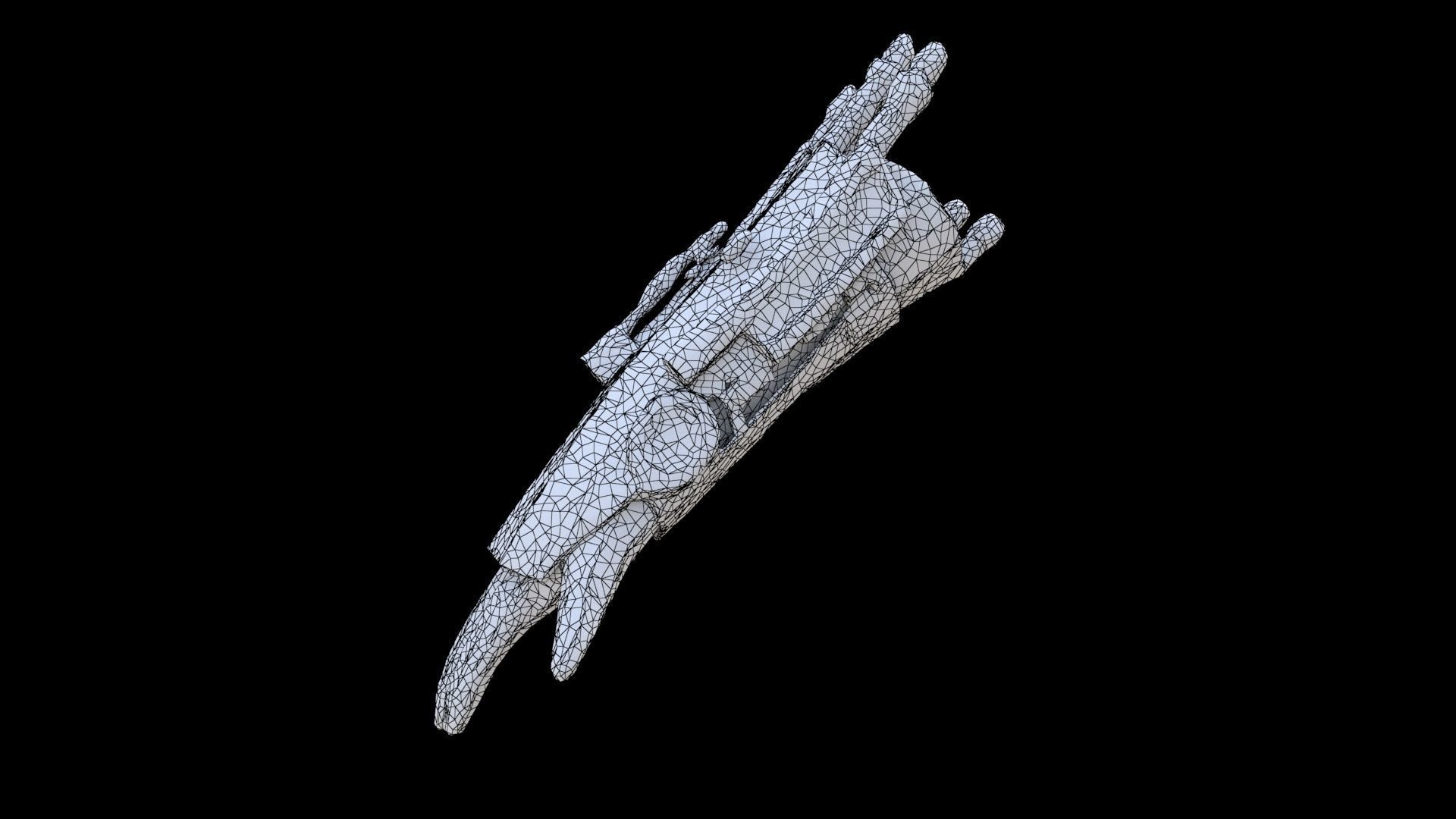 Particle Accelerator Gauntlet 3D model_6