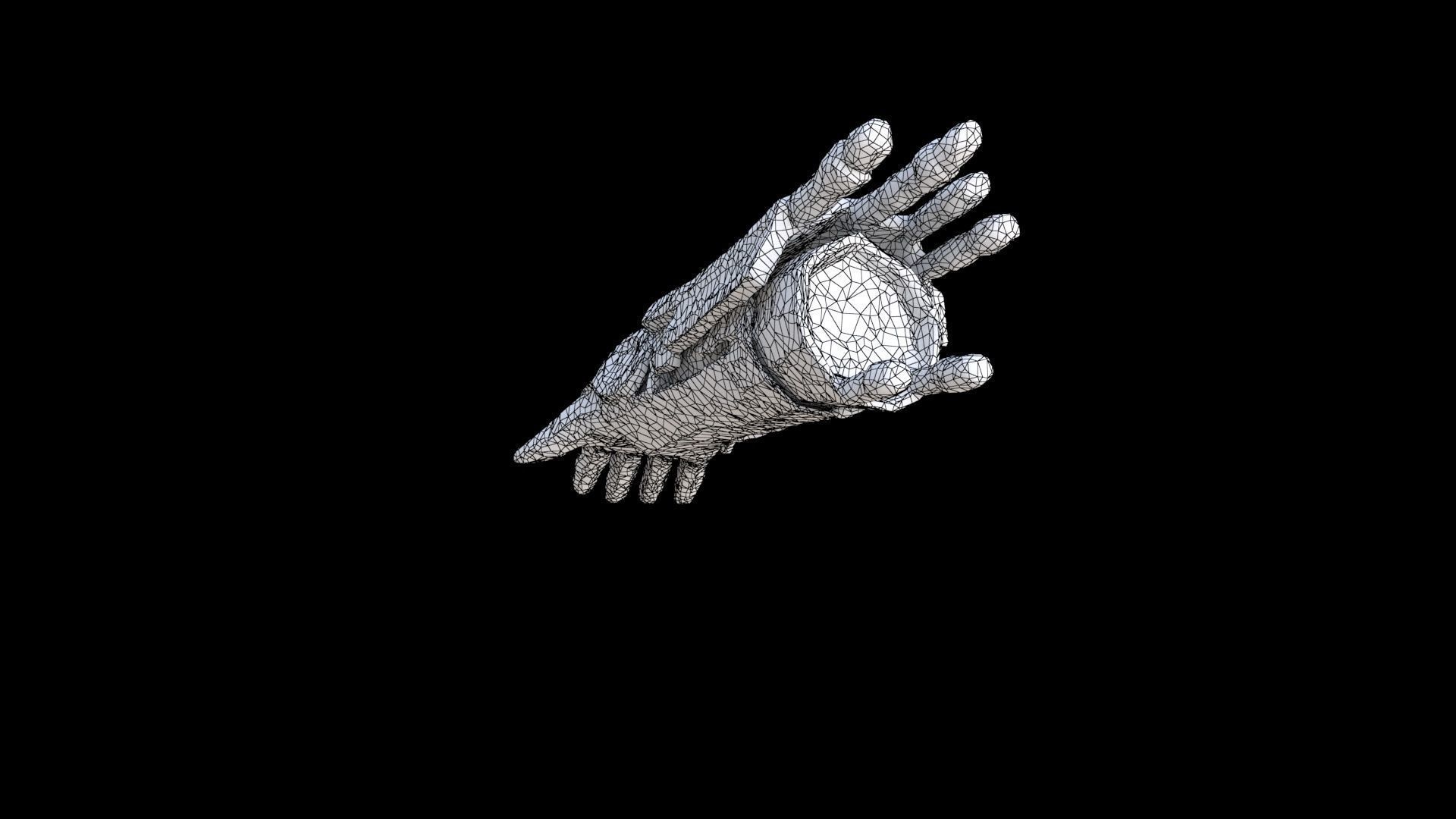 Particle Accelerator Gauntlet 3D model_7