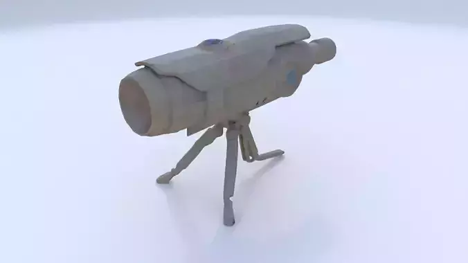 Particle Cannon 3D model
