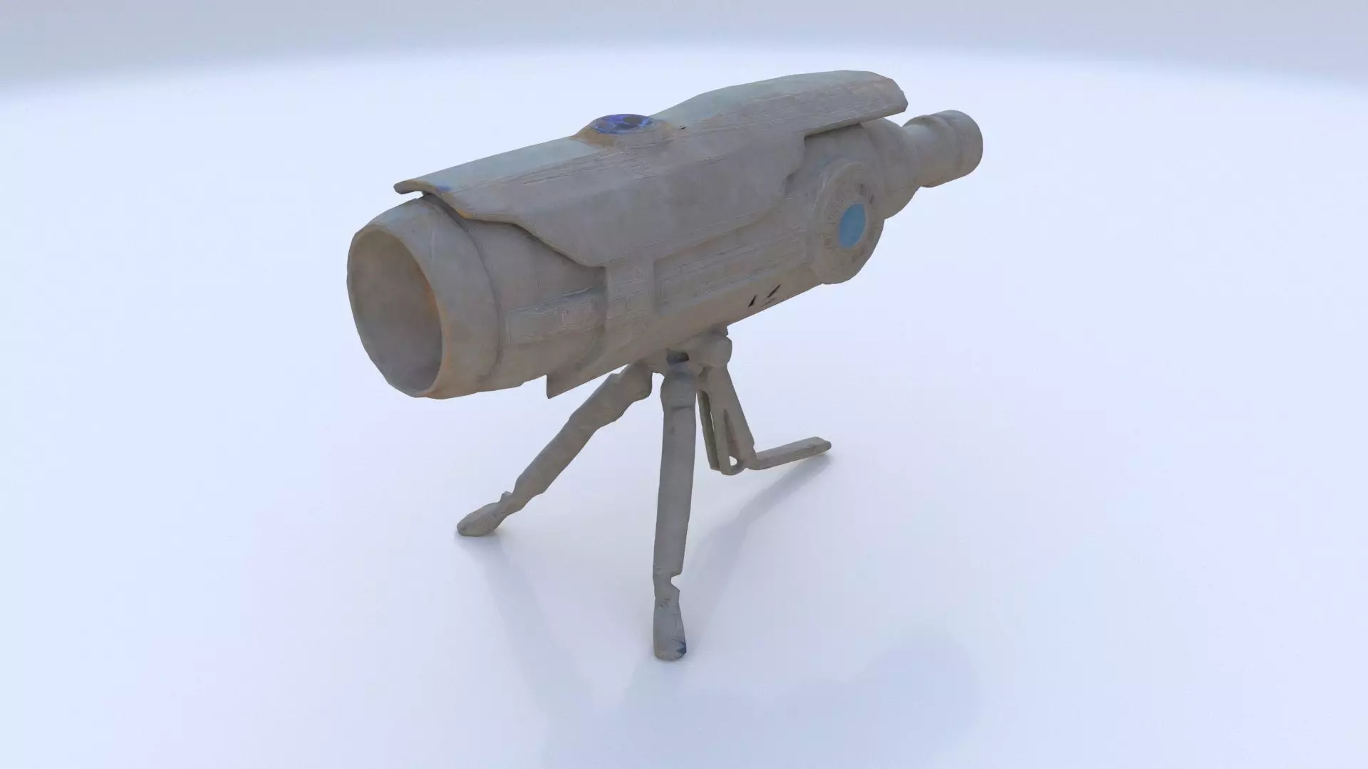 Particle Cannon 3D model_0