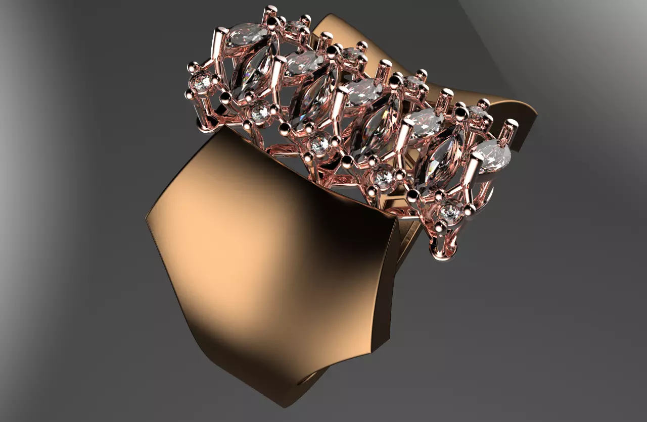 jewelry ring 206 3D print model_0