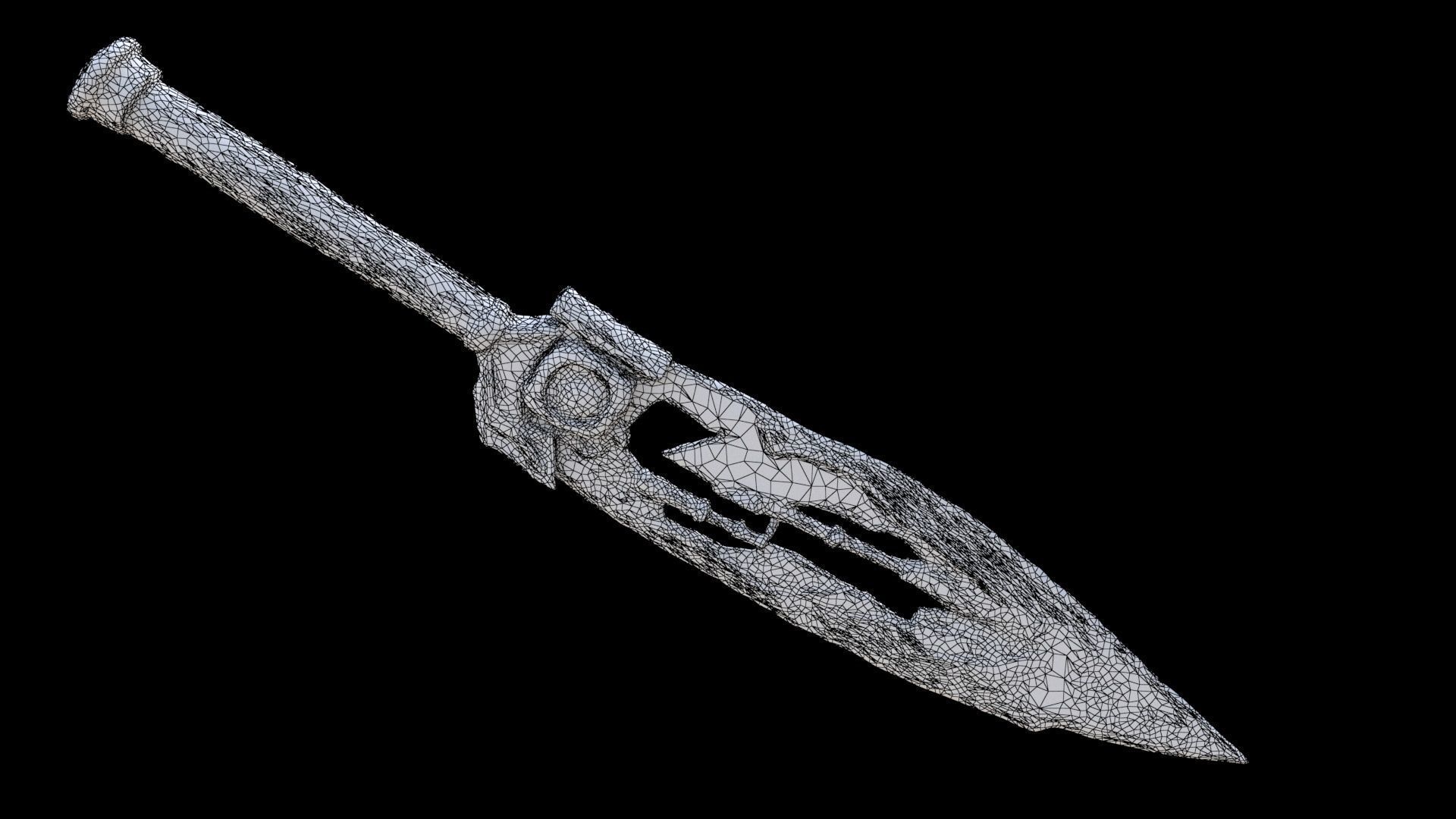 Quantum Dagger 3D model_6