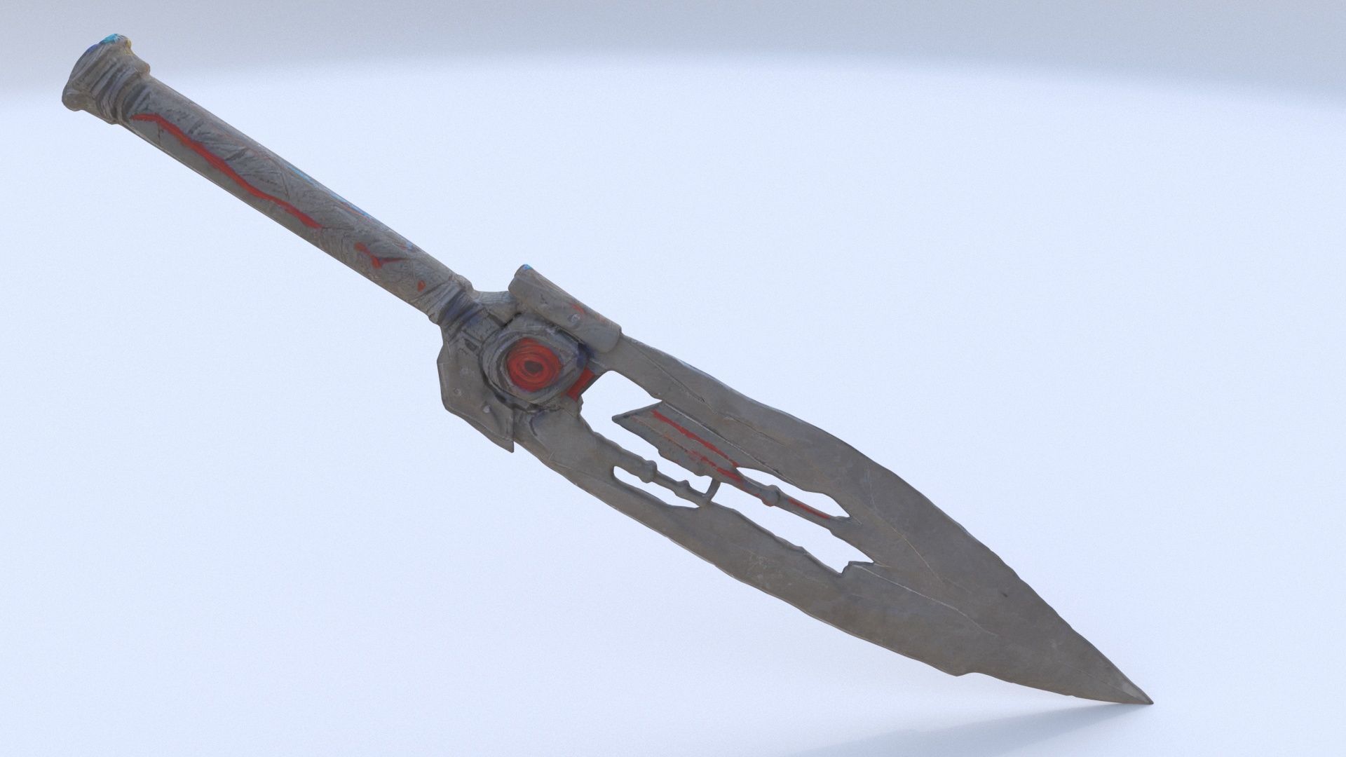 Quantum Dagger 3D model_1